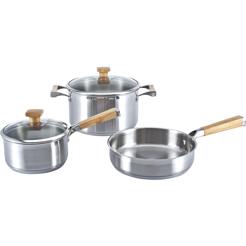 Stainless Steel 5-Piece Cookware Set