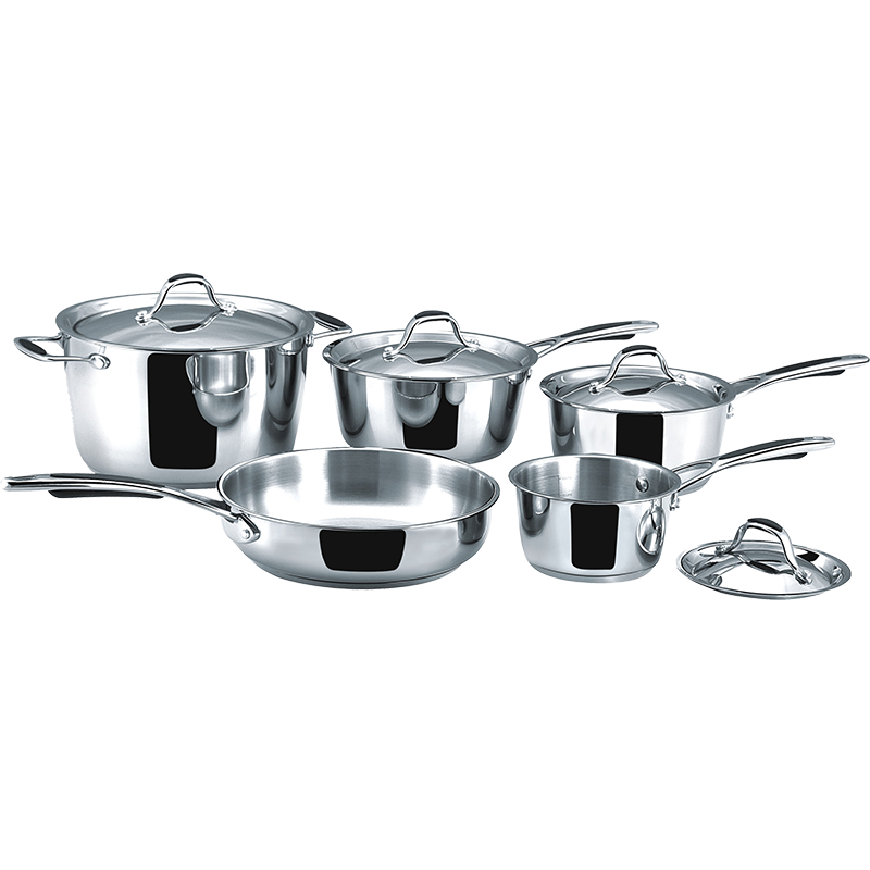 Stainless Steel 9-Piece Cookware Set