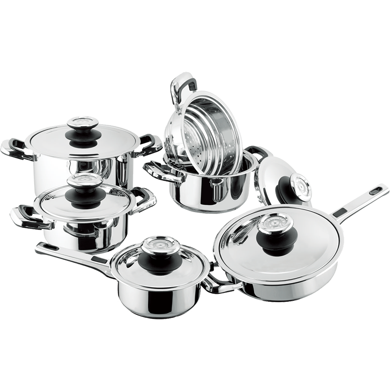 Stainless Steel 11-Piece Cookware Set