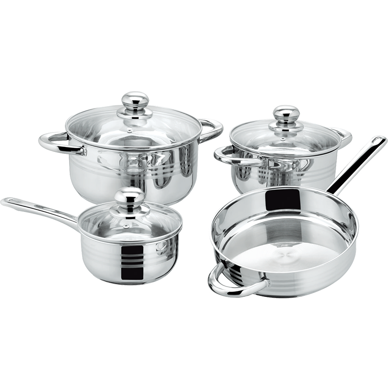 Stainless Steel 7-Piece Cookware Set